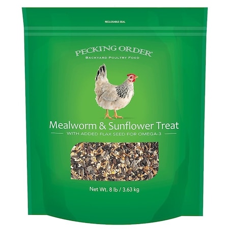 Pecking Order Treat F/Chkn Mlwm/Snflwr 8Lbs 009329
