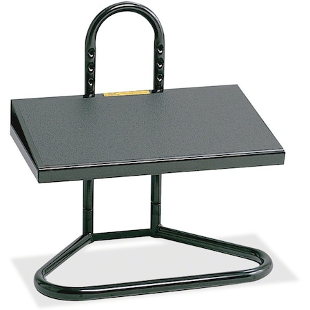 Safco Footrest, Metal; Steel, Black 5124