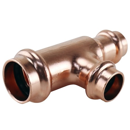 Apollo Tee, 3/4 x 1/2 x 1/2 in, Press Fit, Copper, 300 psi Pressure XPRT341212