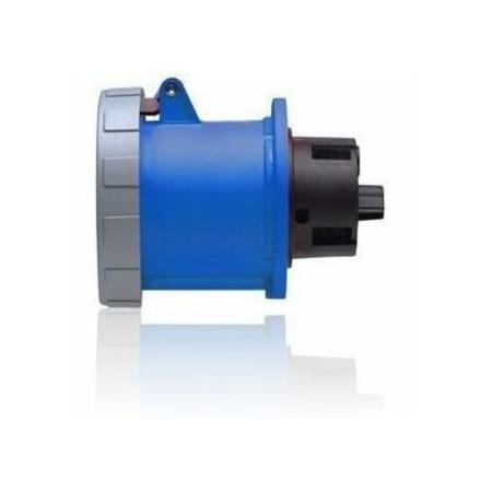 Leviton Industrial Grade Receptacle, Watertight, 100 Amp, 120/208 Volt 3-Phase WYE 5100R9W