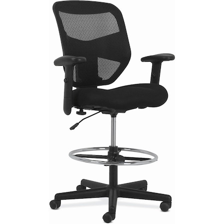 Hon Prominent Task Chair - Black Seat Color - Fabric Seat Material - Black Back Color - Mesh Back VL539MM10