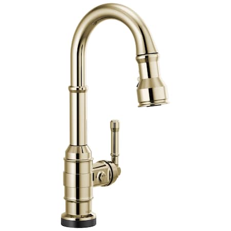 Delta Broderick Touch2O Bar / Prep Faucet With Touchless Technology In Polished Nickel 9990TL-PN-DST
