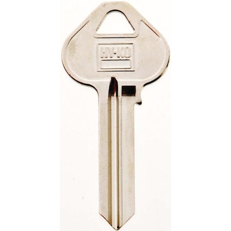 Hy-Ko Key Blank, Brass, Nickel, For: Russwin and Corbin Cabinet, House Locks and Padlocks 11010RU16