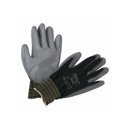 Hyflex 11-600 Palm-Coated Gloves, Size 8, Black, 12PK 012-11-600-8-BK