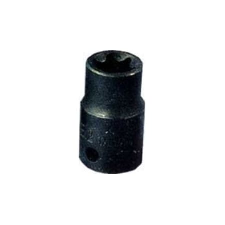K-Tool International External Torx Socket, 1/4"Dr, E-5, Material: Chrome Vanadium Steel KTI-22875