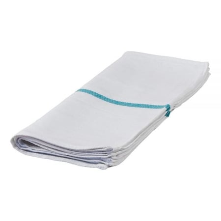 M&B Absorbents Herringbone Kitchen Towel, Green Stripe, 15 in.x26 in., 1200PK HKT-1526-B1200