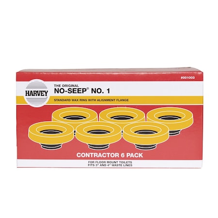 Harvey Wax Ring with Flange Petroleum Wax For Universal 1003