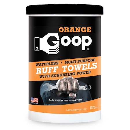 Goop Non-Woven Fibers Cleaning Towel 10 in. W X 12 in. L 16 oz 72 pk 950D