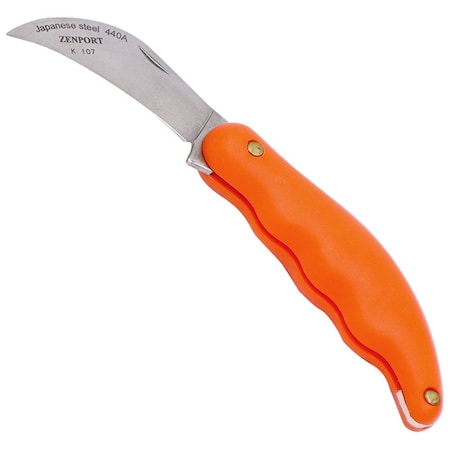 Zenport Folding Horticulture Knife, 3.5-Inch Blade K107