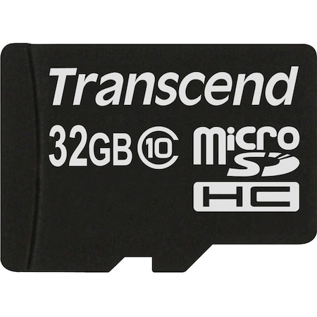 Transcend Information Transcend 32 GB Class 10 microSDHC - 20 MB/s Read - 17 MB/s Write TS32GUSDC10