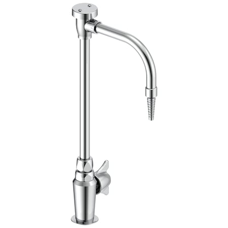 Delta Commercial W66 Series Single Handle Water Single Handle Deck-Mount Water Faucet In Chrome W6601-10