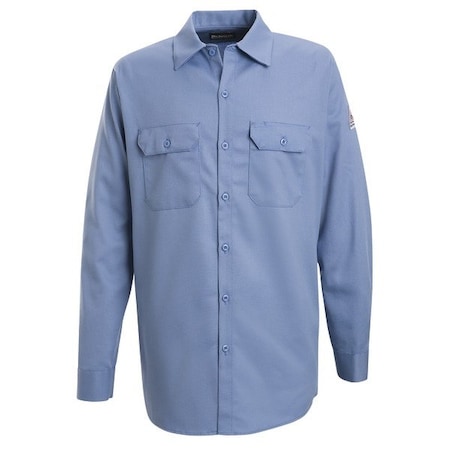 Bulwark Work Shirt Excel - Fr 7Oz Light Blu, M SEW2LB LN M