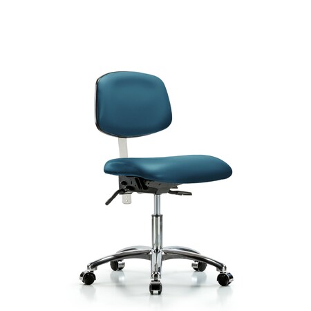 Blue Ridge Ergonomics Vinyl Clean Room Chair BR-NCR-VDHCH-CR-T1-A0-CC-8801