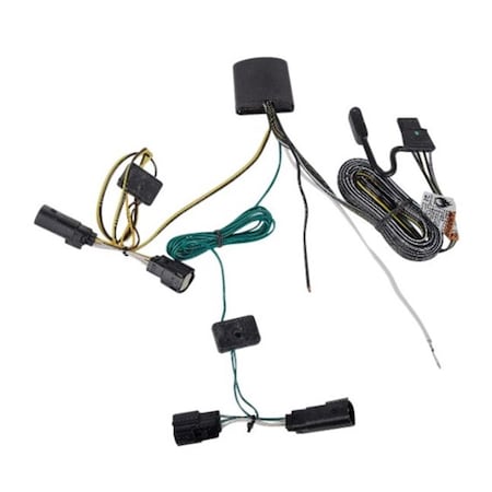 Tekonsha 118802 T-One Connector with Upgraded Circuit Protected ModuLite HD Module for 2017-2018 Ford Escape T1M-118802