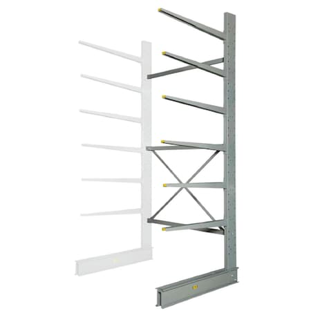 Global Industrial Single Sided Cantilever Rack Add-On, 48"Wx33"Dx96"H - Best Value Series 298901A