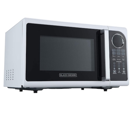 Black & Decker Black+Decker 0.9 Cu.Ft. Digital Microwave in White EM9P022PQ-P1