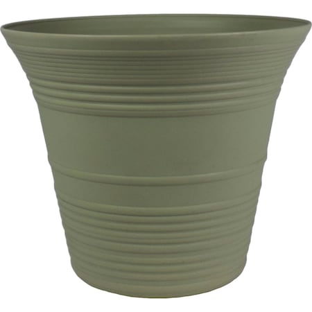 Myers Sedona 9'' Dia. Polypropylene Seafoam Planter SEA09001B78