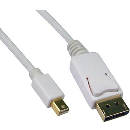 Cable Wholesale Mini DisplayPort 1.1 Video Cable, Mini DisplayPort Male to DisplayPort Male, 15 foot 10H1-62115