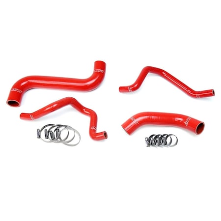 Hps Performance High Temp Reinforced Silicone Radiator and Heater Coolant Hose Kit, Red,  57-1734-RED