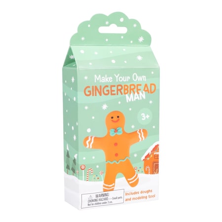 Fizz Make Your Own Gingerbread Man Dough Craft Set Brown 100274