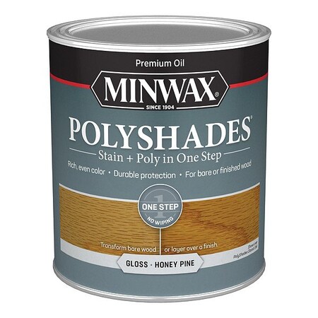 Minwax Wood Stain, 1 qt, Honey Pine 61410444