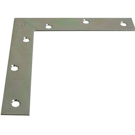 National Hardware SP117BC Series Corner Brace, 6 in L, 1 in W, Steel, Zinc, 0.08 Thick Material N204-990