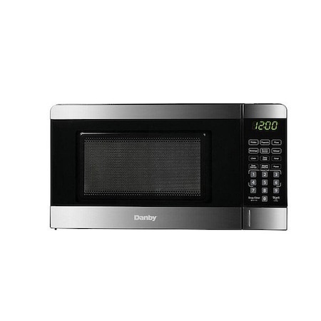 Danby MicrowaveOven, Silver, 0.7cuft, 17-1/2inW DBMW0720ASD