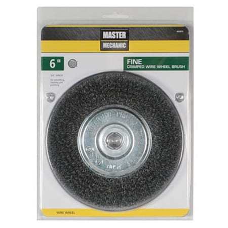 Disston 6 in. Master Mechanic Fine Crimped Wire Wheel 842875