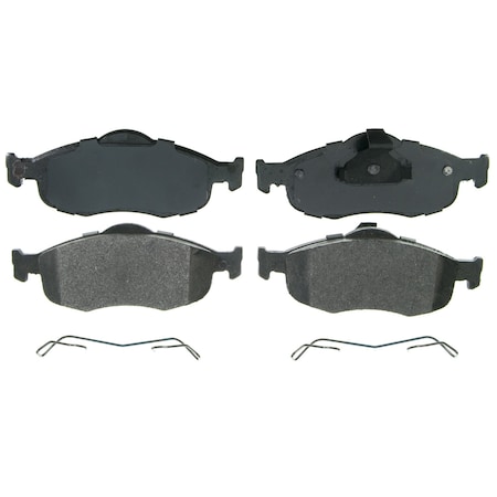 Wagner Brake QuickStop Front Disc Brake Pad Set Semi-Metallic,  ZX648