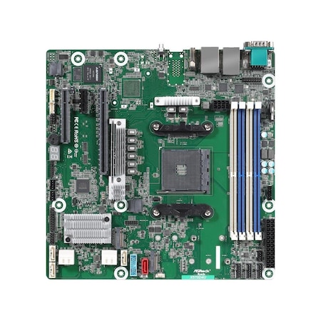 Asrock Rack AMD AM4 PGA 1331 Dual GLANmicro-ATX Server Motherboard X570D4U