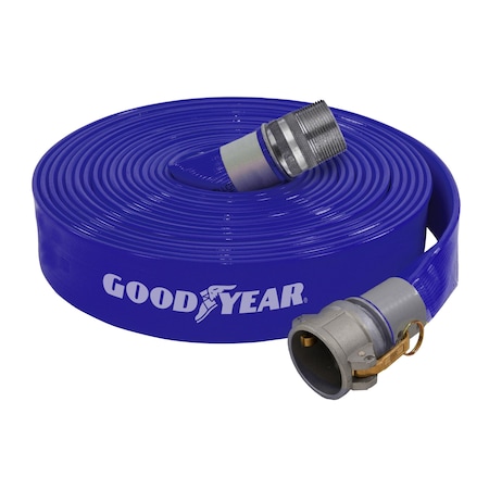 Abbott Rubber 2 ID X 25 FT BLUE PVC DISCHARGE HOSE 1148-2000-25-CN