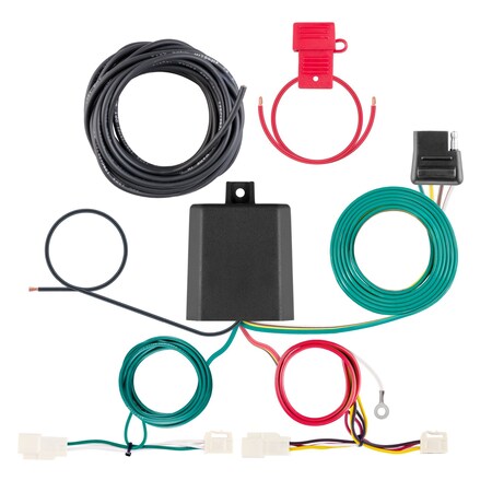 Curt Custom Wiring Harness, 4-Way Flat Output, Select Toyota Camry 56544