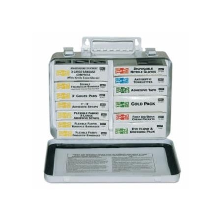 First Aid Only 16 Unit Steel First Aid Kit, Weatherproof Steel 579-5201