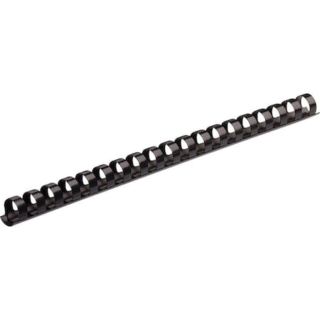 Fellowes BINDING COMBS PLASTIC - BLACK 5/8IN 100P 52327