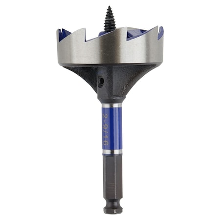 Irwin Self-Feed Wood Drill Bit, 2-9/16in 1869391
