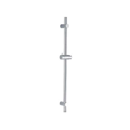 Mountain Plumbing Wall Mount Shower Rail w/ Bottom Outlet - Round in Matte Black MT9SRW/MB