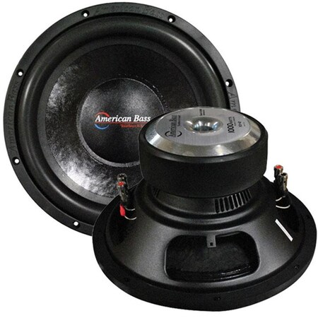Wci American Bass  12 in., 1000W Max 4 Ohm DVC Subwoofer 636823698218