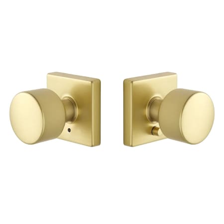 Emtek Residential Door Knobs Privacy Satin Brass EE3210PGSB
