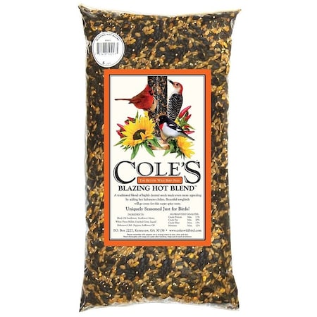 Coles Wild Bird Products Cole'S Blazing Hot Blend Blended Bird Seed, 5 Lb Bag BH05
