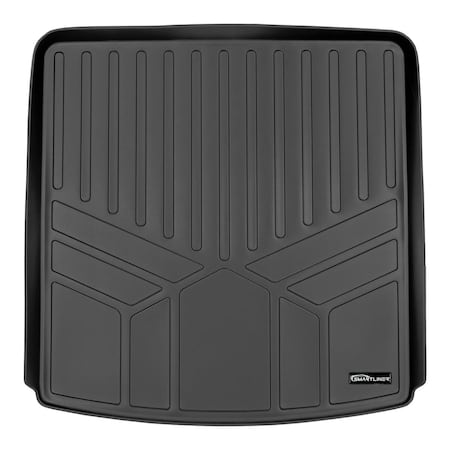 Smartliner All Weather Trunk Behind 2nd Row Seat Floor Mat Cargo Liner for 2017-2021 GMC Acadia, Black SD0230
