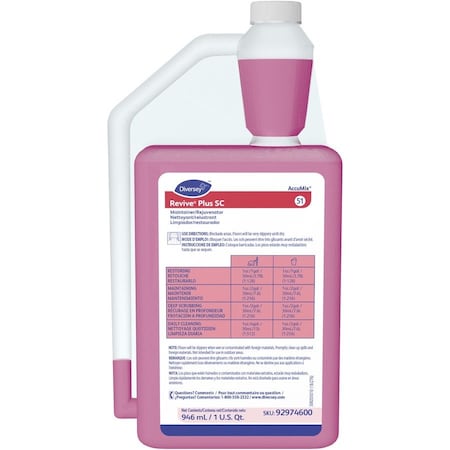 Diversey Floor Maintainer, Citrus, 32 oz., PK6 92974600
