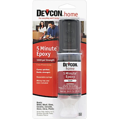 Devcon 1 Oz. 5 Minute Epoxy Syringe 20845