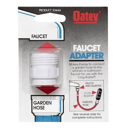 Oatey Faucet Hose Adapter, 3/4 in 33444