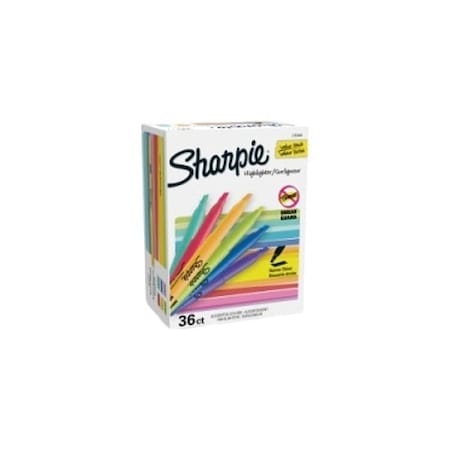Sharpie Highligthers, Assorted Fluorescent, PK36 2157485