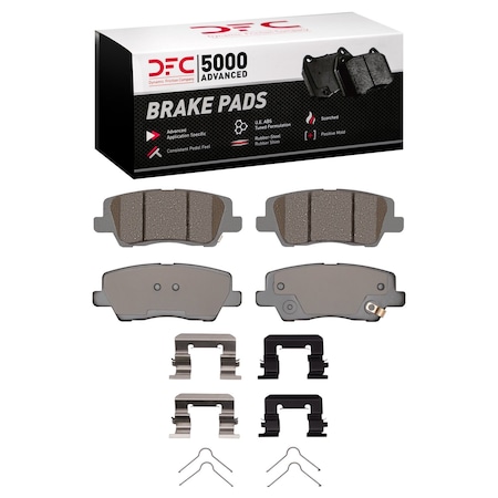 Dfc 5000 Advanced Disc Brake Pad Set, 1551-1839-01