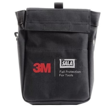 3M Tool Pouch With D-Ring Canvas; Black; 7.5 In X 11 In 1500124