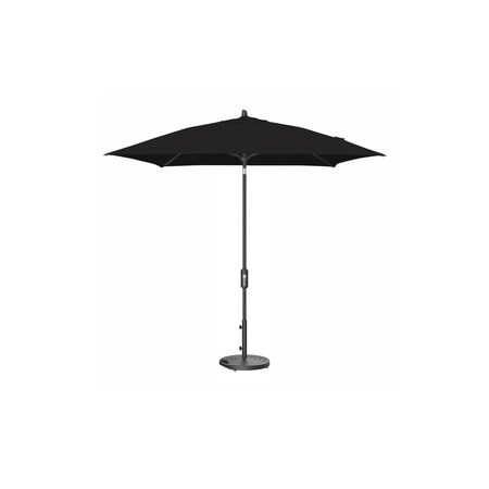 Treasure Garden 7.5 ft Square Patio Umbella, aluminum, fiberglass ribs, outdoor, Black UM847SQ-09 5408 Black