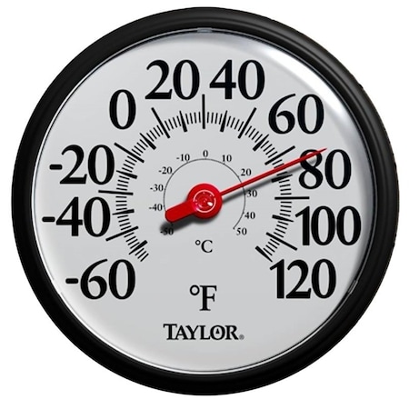 Taylor THERMOMETR INOUT BLK 1325 IN 6700