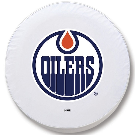 Holland Bar Stool Co 21 1/2 x 8 Edmonton Oilers Tire Cover TCOEdmOilWT