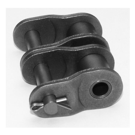 Senqcia Hi-Max Double Strand Cotter Pin Offset Link, 100-2 chain, 1-1/4 P, 0.376 Dia Pin 100-2HMOL
